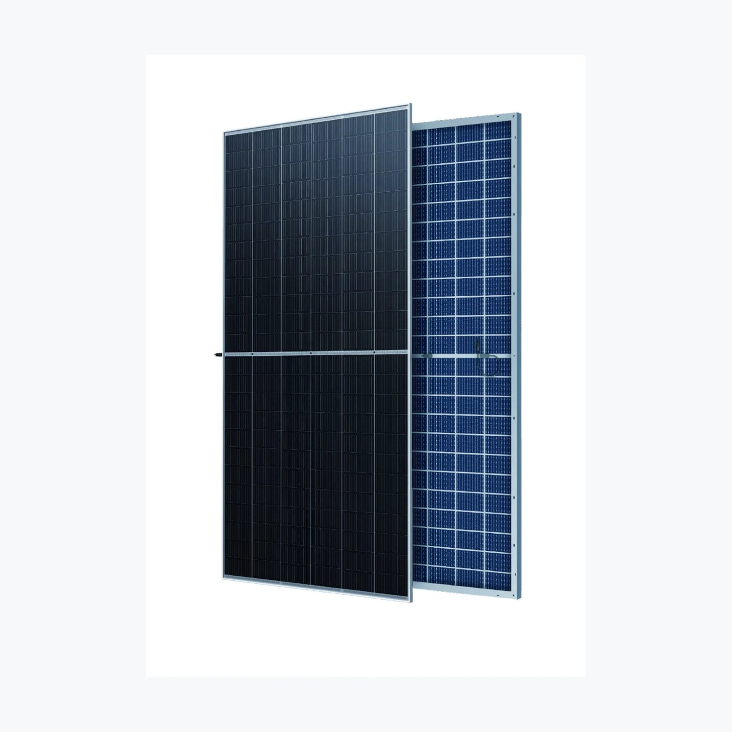 BlueHorizon 650W Commercial Solar Module — solar module render