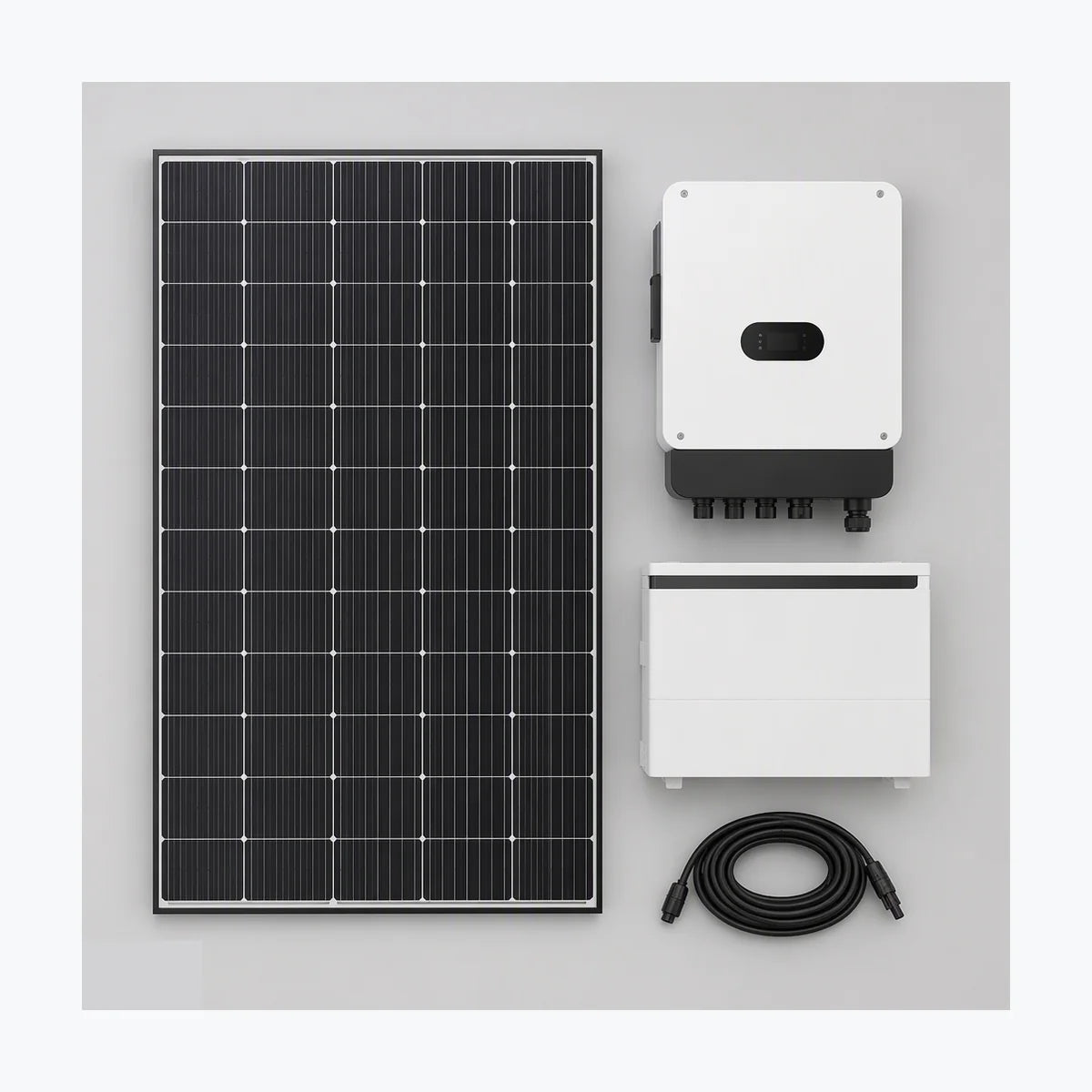 Residential Solar 5kW Starter Kit — Best Tier — kit (type-correct generic render)