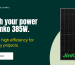 Installation of Jinko 385W Solar Panels on a commercial rooftop for sustainable energy
