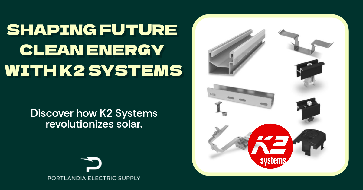 K2 Systems solar mounting structure with solar panels on residential rooftop