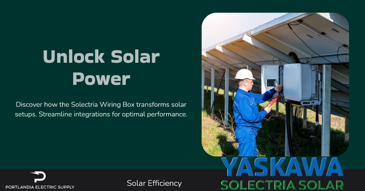 Solectria Wiring Box for Streamlined Solar Equipment Integration